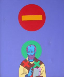 Miroljub Filipovic Filimir ulje na platnu akril slika slikar bojiliste podnebesja ikonarti ikona art